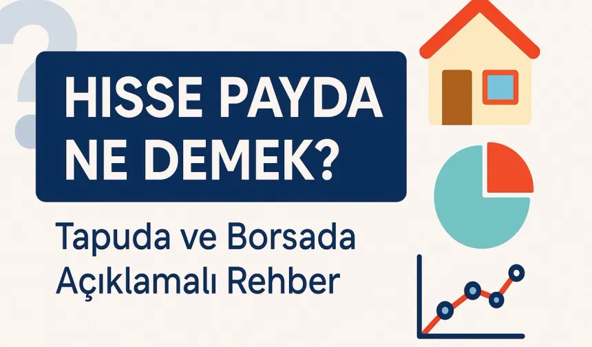 Hisse payda ne demek? Tapuda ve borsada anlamı 2025