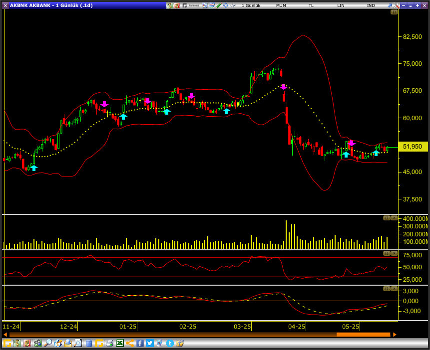 Akbank (AKBNK) hisse grafik