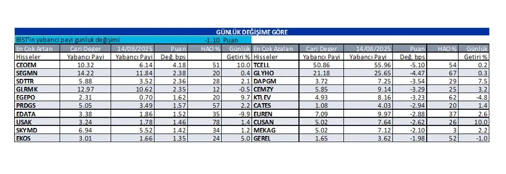 Yabancı Oranı-5